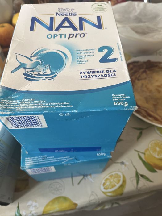 Nan opti pro 2 mleko modyfikowane 650g termin 8.26
