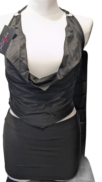 Seksowny Strój Top Spodniczka Stringi R. S/M