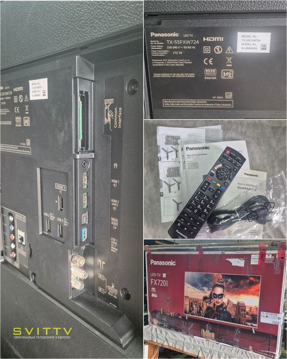 Panasonic TX-55FXW724/4К UHD/ HDR10/ Wi-Fi/