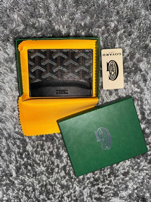 Porta-Cartões Goyard Preta c/fatura