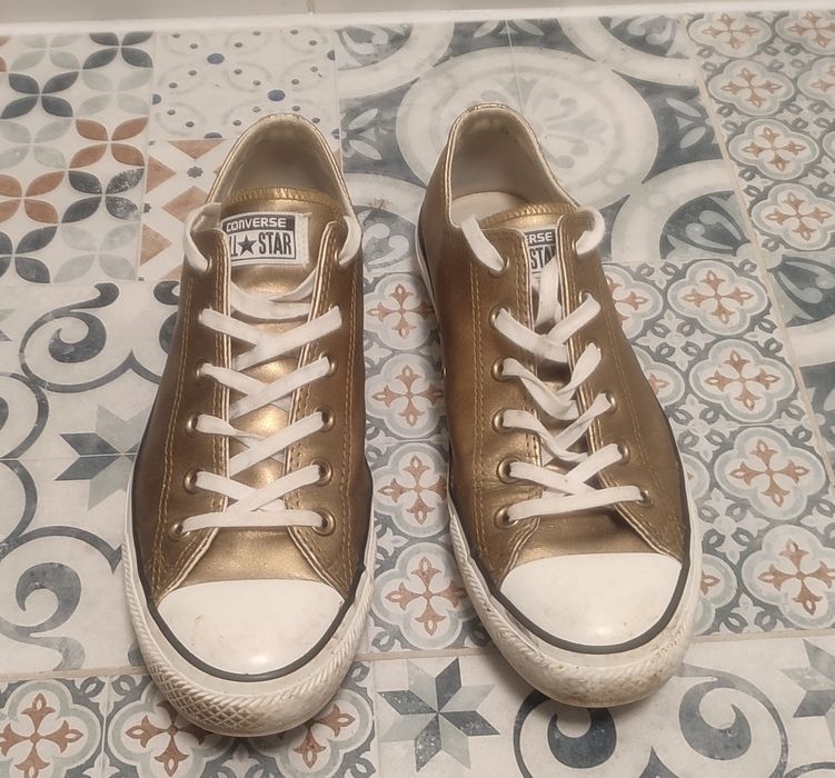 Trampki Converse r. 41,5 * 26,5 cm All Star Złote