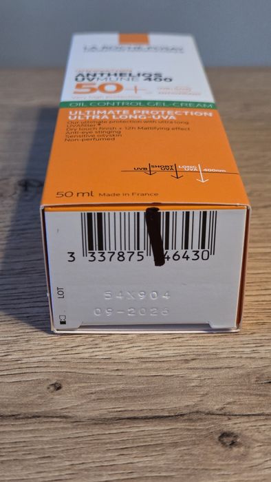 La Roche Posay Anthelios UVmune 400 Oil Control żel krem ochrona 50 SPF 50 ml