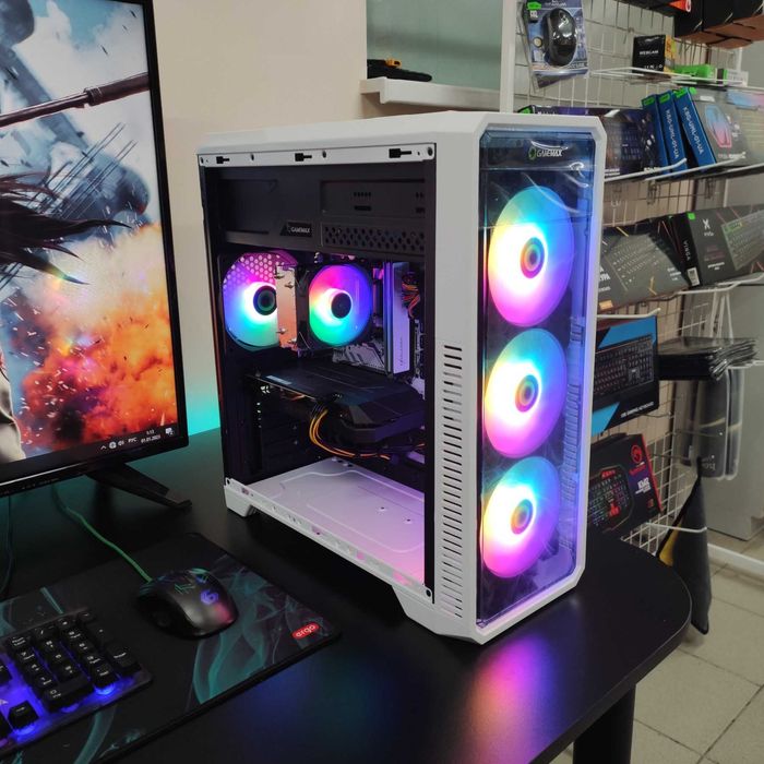 Компютер Новый Ryzen 5 5500, 32GB DDR4, GTX 1660 Ti 6GB, SSD 500GB