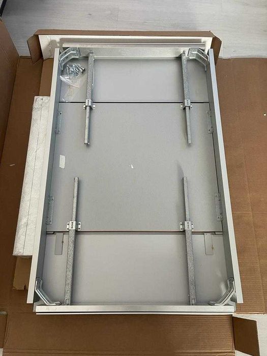 Mesa de Vidro Extensível 185 x 80 x 75