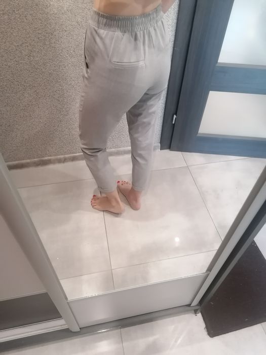 Spodnie szare bershka