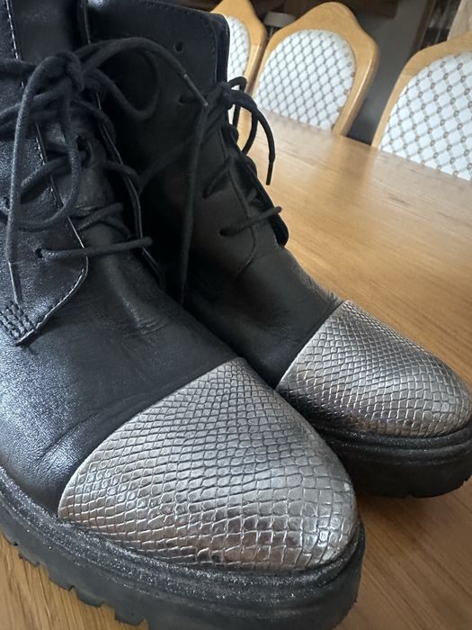 Skórzane botki L’estrosa