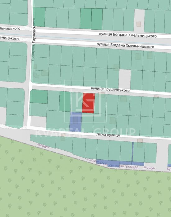 Продаж / Земля під інд. будівництво / вул. Грушевського, Мощун