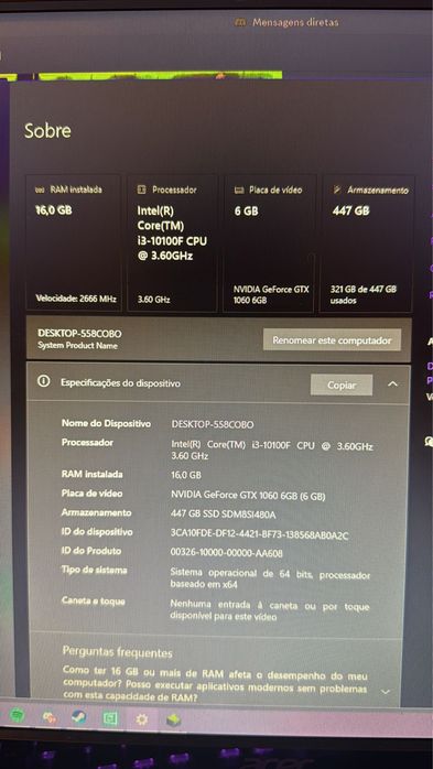 Troco pc por trote net eletrica