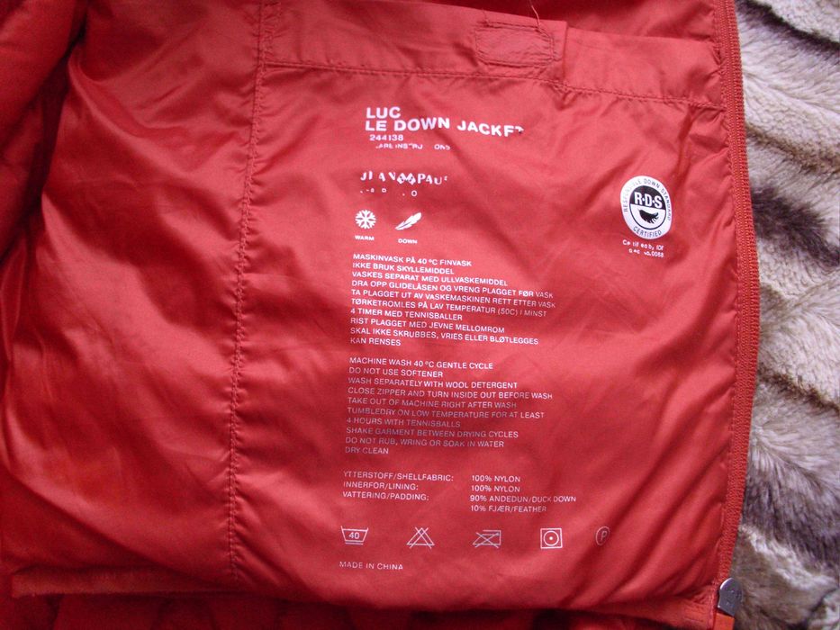 Kurtka Puchowa Jean Paul kompresyjna ultralekka XXL kaczy puch