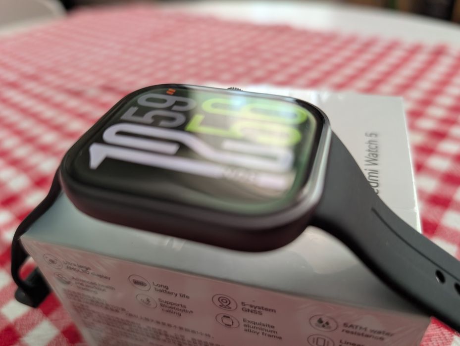 Redmi Watch 5 (Wersja Standardowa / AMOLED / GPS) – Stan Idealny, Komplet