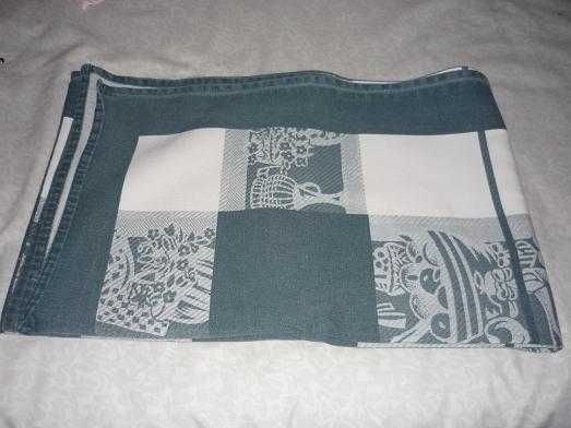 Toalha mesa rectangular em algodão com 2,20 x 1,40