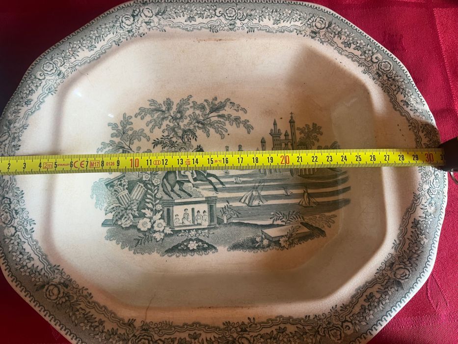 Prato coberto real fábrica de sacavém, segundo carimbo