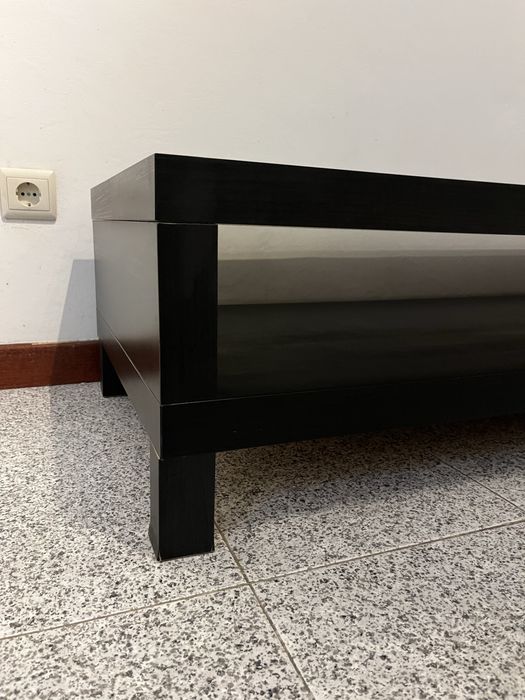 Aparador tv IKEA Lack  cor preto- castanho