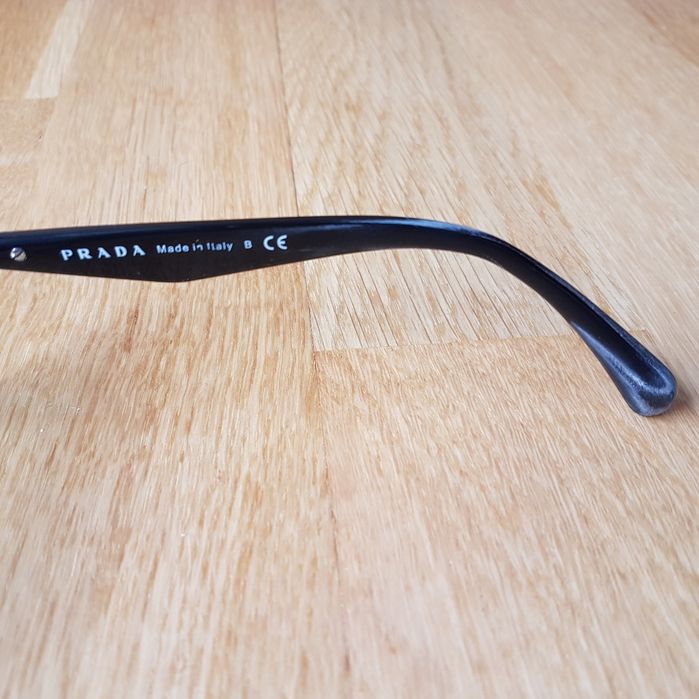 Okulary gotowe Prada dla wady (-1,75) czarne VPR 15P