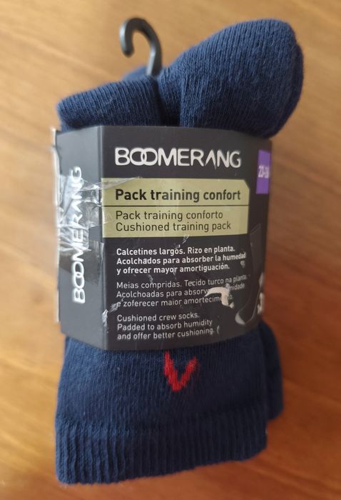 Boomerang Set of 3 Pairs of New Socks