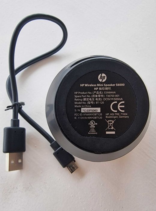 Mini Coluna Bluetooth HP S6000 - usado
