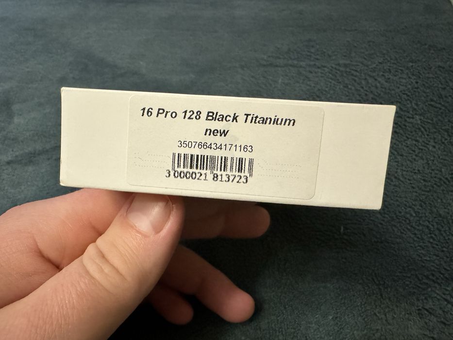 Apple iPhone 16 Pro 128GB фіз.сім Новий, Запакований