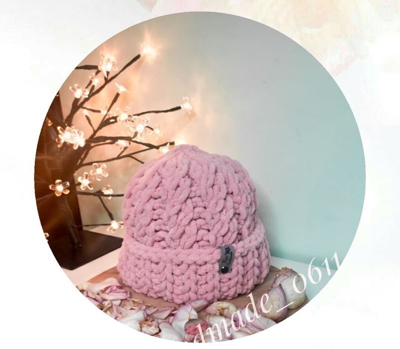 В'язані зимові шапочки Alize Puffy Fine