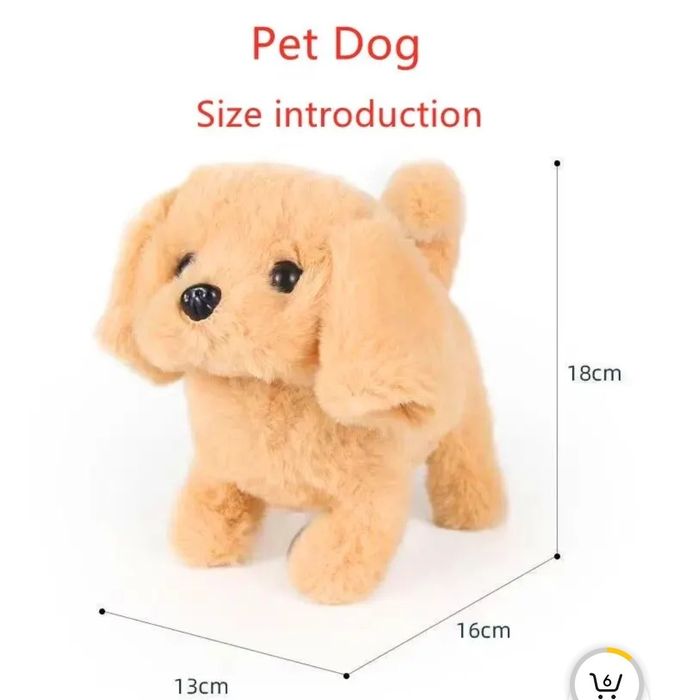 Maskotka piesek realistyczny na baterie szczeka Nowa!