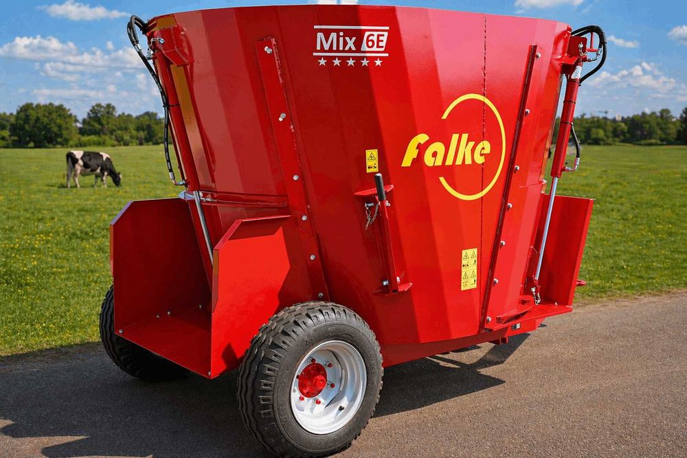 FALKE MIX 6E wóz paszowy paszowóz do niskich obór TYLKO 2,15 m do 40 krów