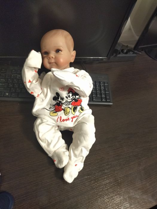 Одяг   реборн лялька 48-58с  боді чоловічок кофта  все фото 1  за 155