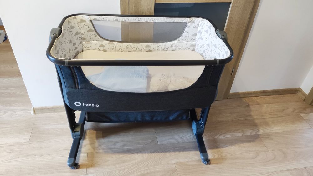Łóżeczko Lionelo Timon 3w1 wolnostojące oraz  gratis kosz Mojżesza