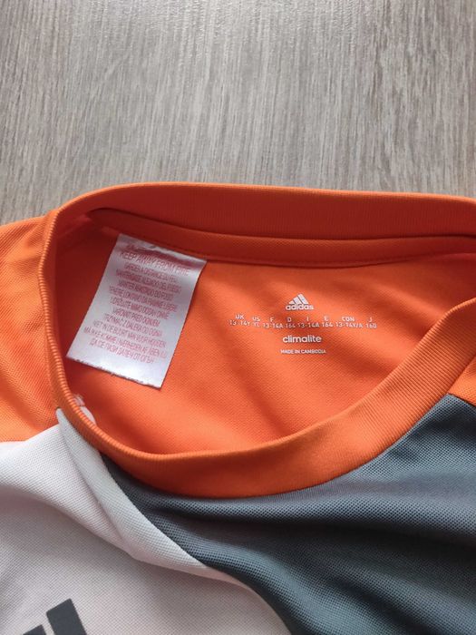 Спортивная футболка Adidas climalite13-14 л. рост 164 см. для футбола