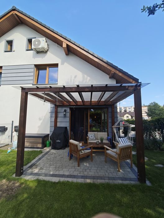 Sprzedam zadaszenie tarasowe drewniane