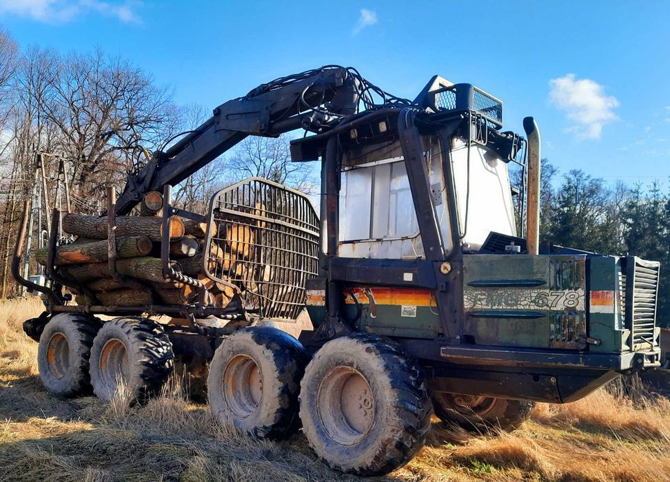 forwarder FMG 678 timberjack ponsse części mosty koła dźwig