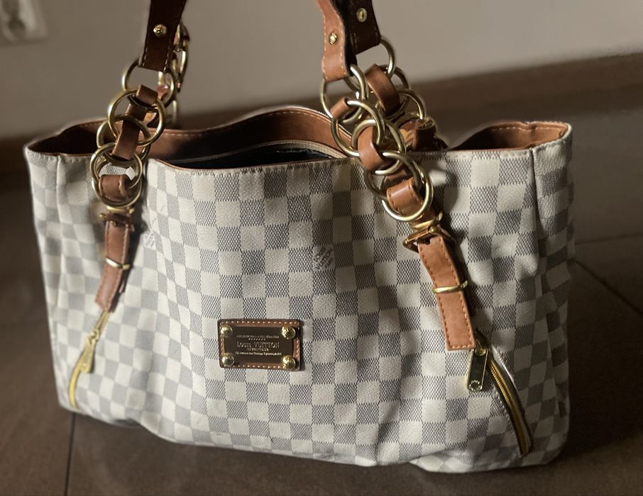 Torebka wzorowana LV Louis Vuitton Damier Azur