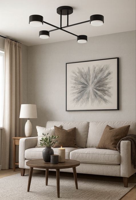 Lampa sufitowa wisząca Żyrandol Halogenowa M