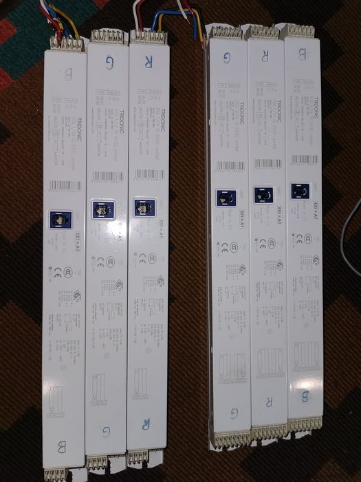 Balastros DALI T5 149, Lâmpadas PLL 36w, 40W 55W, ignitor IG 8