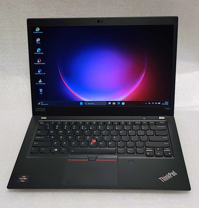 Lenovo ThinkPad T495s Ryzen 7 Pro Ram 16 GB SSD 256 GB Full HD IPS WIn 11 Open Office