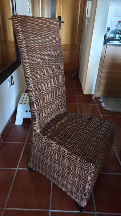 Cadeiras de Sala em Fibra Natural, 18€ cada