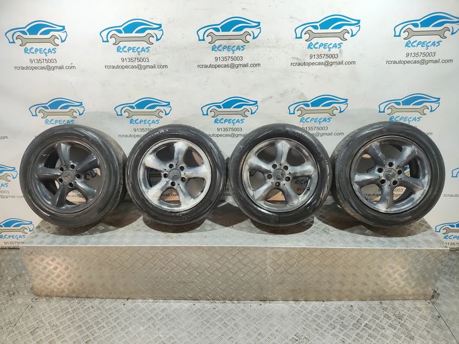 Conjunto Jantes 16 Originais Mercedes Benz SLK R170 7J 8J ET37 ET30