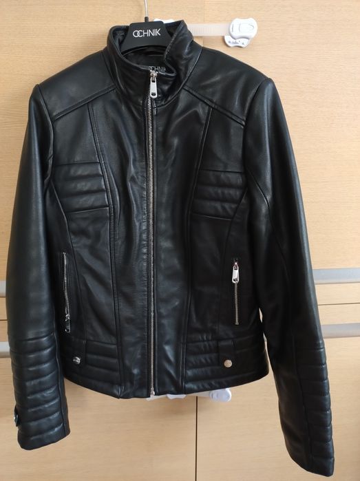 Ochnik kurtka skórzana czarna R. S 36