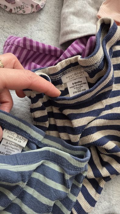 Zestaw ubrań paka 68 dla dziewczynki Body spodenki bluzki sweterki