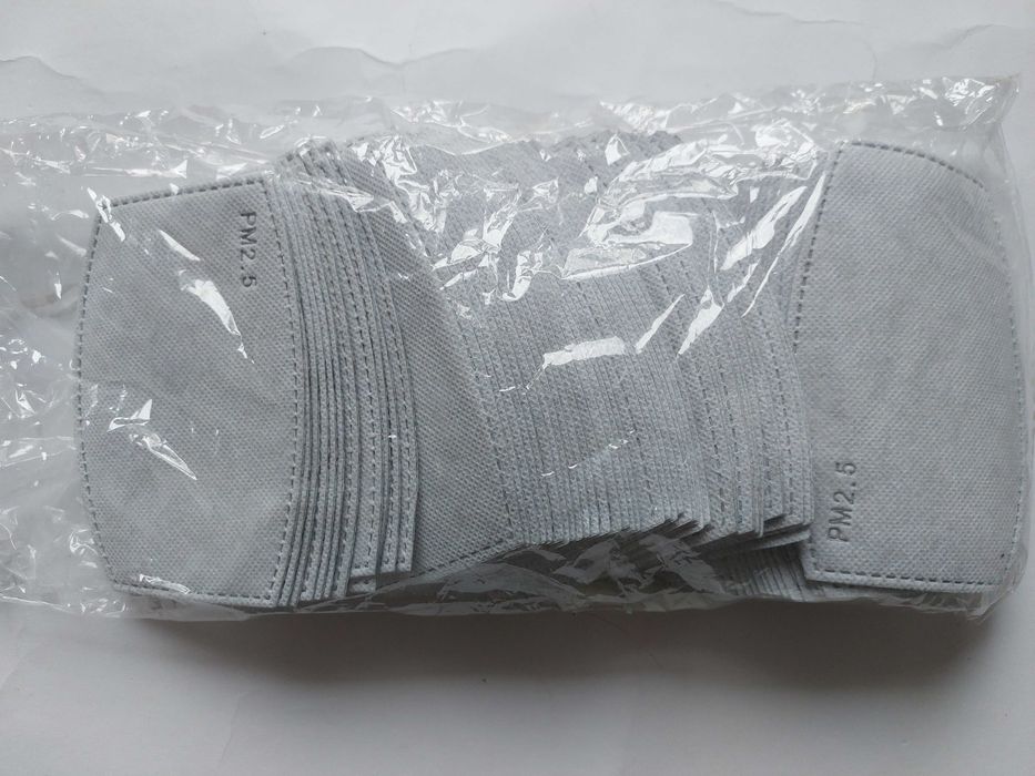 50 szt. Filtry PM 2.5 HEPA  8cm x 12cm  do  maseczek