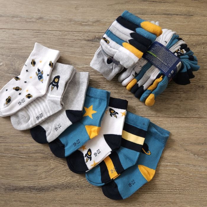 Від 1 до 14 років, Набір 7 пар! Якісні шкарпетки для хлопчика, Німеччи