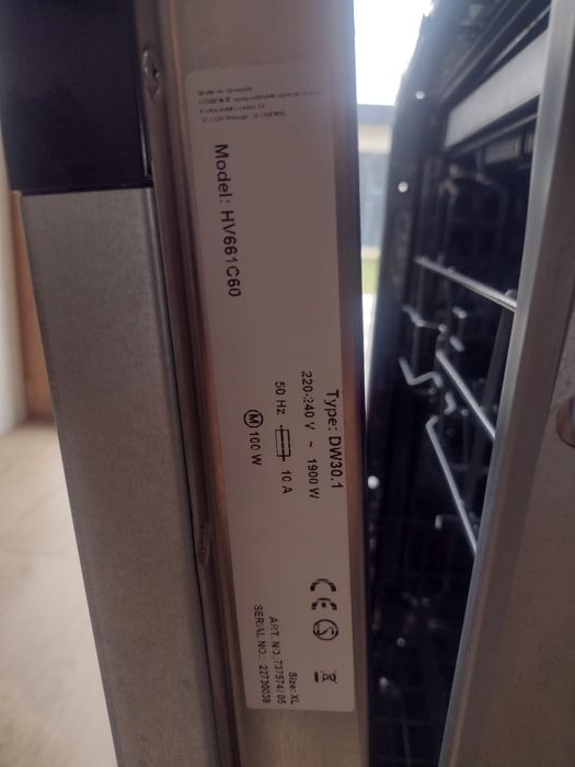 zmywarka hisense uszkodzona