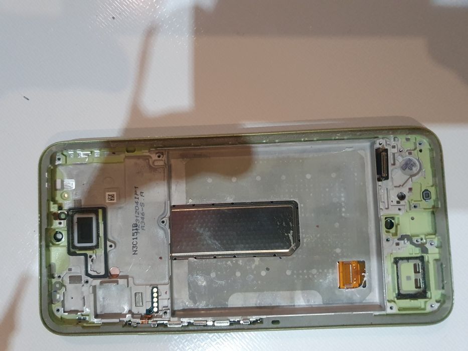 Lcd z ramką zloty kolor  org samsung a34 5g
