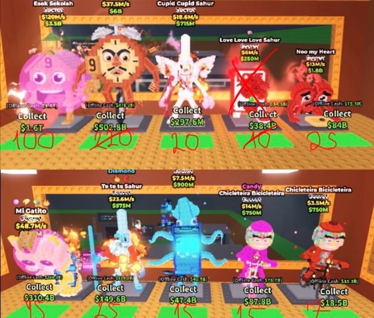 Steal a brainrot/Брейнроти роблокс