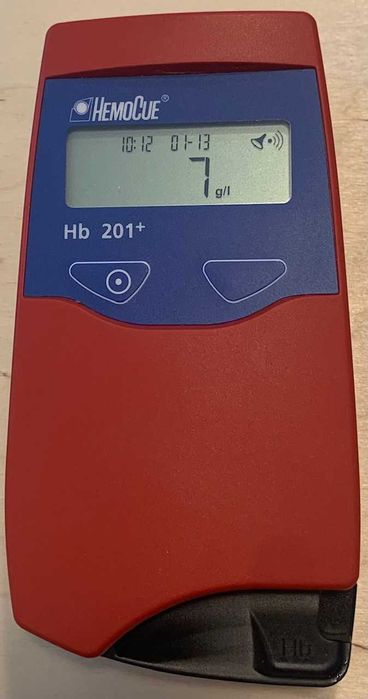 Analizator hemoglobiny HemoCue Hb201+ nieużywany