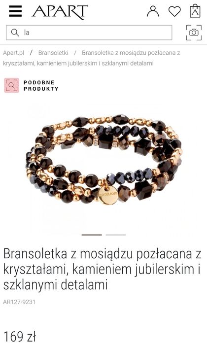 Bransoletki damskie komplet Nowe