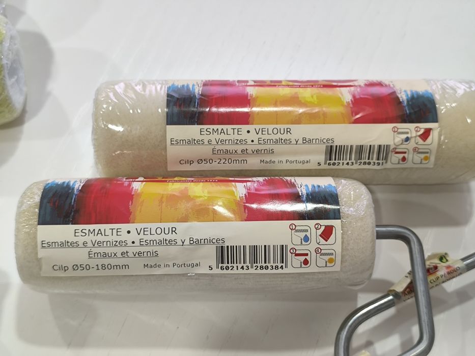 Rolos de Pintura RIGO Novos – Vários (Microfibra, Antigota, Exterior)