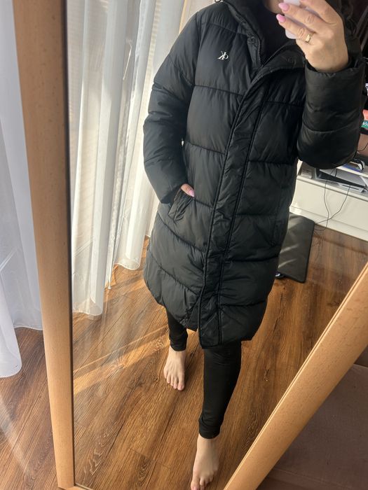 Dluga kurtka zimowa Calvin Klein M