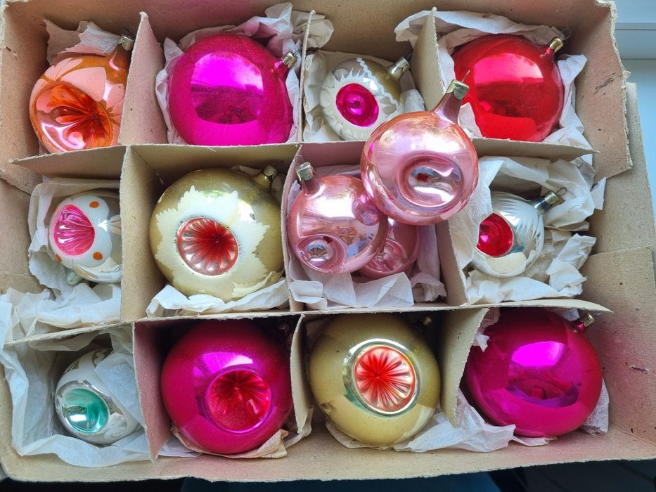 Елочные игрушки СССР, гирлянды