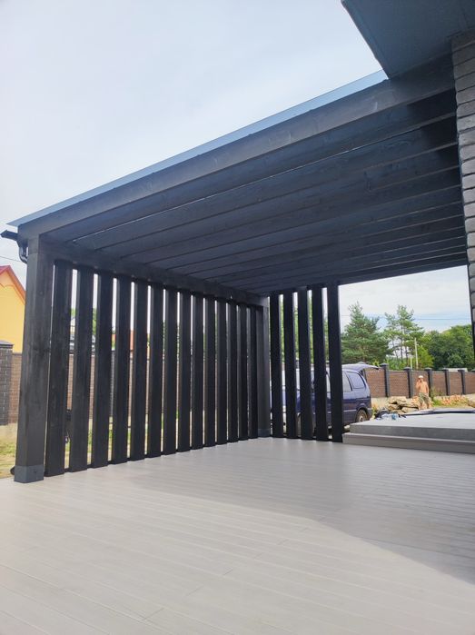 Альтанки / Тераса / Навіс / Веранда / Клеєний брус.