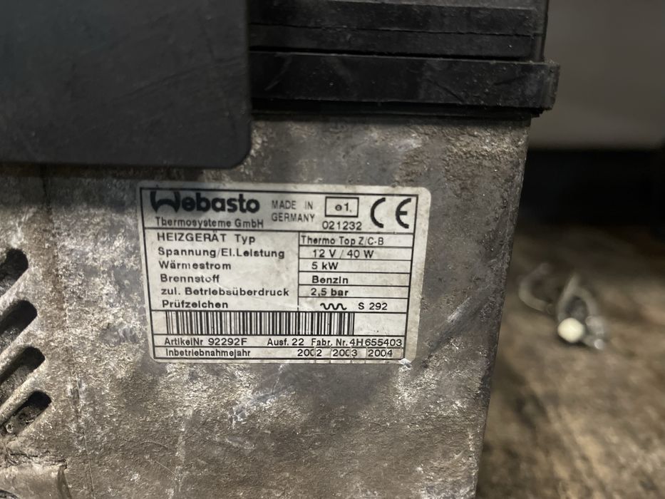 Вебасто BMW E39 Автономка подогреватель догреватель печка Webasto