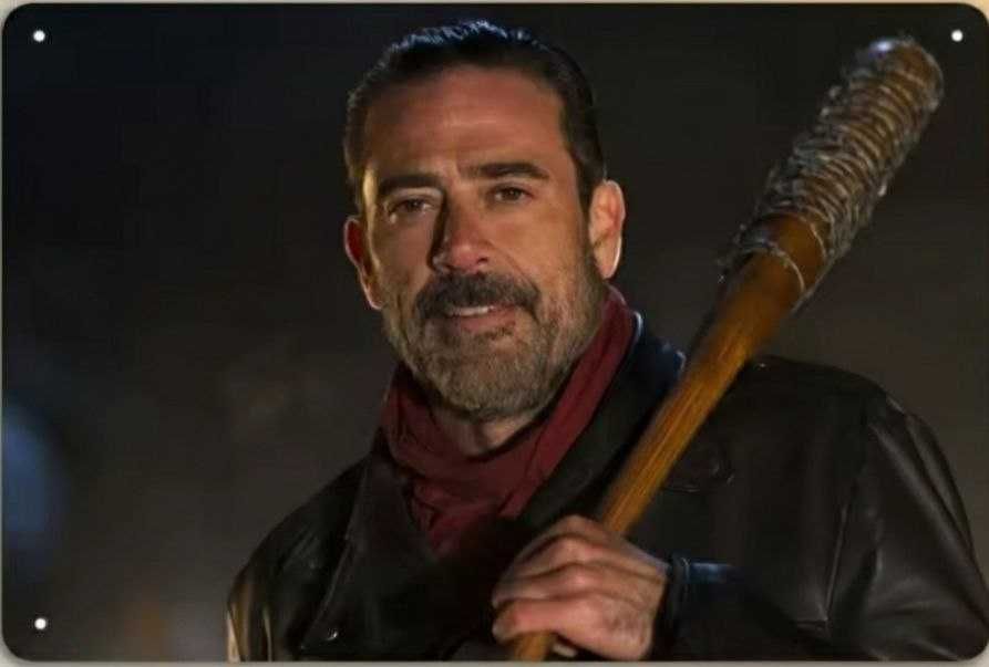 Металлическая табличка "Ниган и Люсиль" "Ходячие мертвецы" 14х20 см